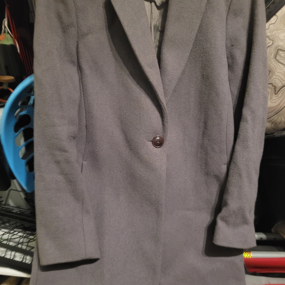 OAK + FORT Charcoal Pea Coat